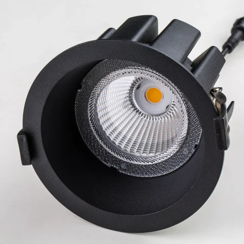 Светильник точечный LED Ciclone 385137 Lightstar чёрный на 1 лампу, основание чёрное в стиле современный круглый фото 2 Светильник точечный LED Ciclone 385137 Lightstar чёрный на 1 лампу, основание чёрное в стиле современный круглый фото 2