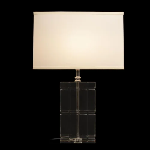 Настольная лампа Сrystal 10273 LOFT IT бежевая 1 лампа, основание прозрачное хрусталь в стиле классический  фото 2