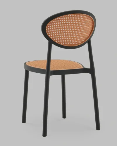 Стул Junie, пластиковый, чёрный УТ000040846 Stool Group, коричневый/пластик, ножки/металл/коричневый, размеры - *870**** фото 5