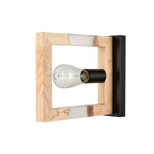 Бра лофт Copeland VL6222W01 Vele Luce бежевый на 1 лампа, основание чёрное в стиле лофт  фото 2