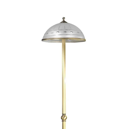 Торшер напольный  PN 3830/2 Reccagni Angelo  белый 2 лампы, основание античное бронза в стиле классический
 фото 3