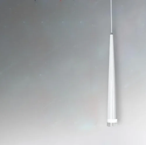 Светильник подвесной LED Capital V2364-PL Moderli белый на 1 лампу, основание белое в стиле современный трубочки фото 2