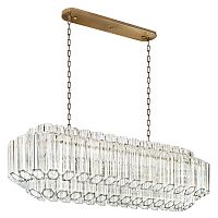 Люстра подвесная Селебрейшн / Celebration 10579/1000R Clear LOFT IT прозрачная на 14 ламп, основание бронзовое в стиле современный 