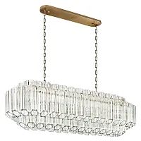 Люстра подвесная Селебрейшн / Celebration 10579/1000R Clear LOFT IT прозрачная на 14 ламп, основание бронзовое в стиле современный 