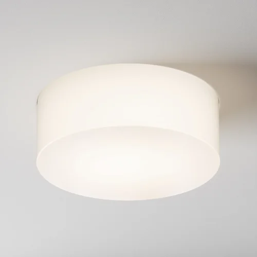 Светильник точечный LED Nude DL065-12W4K-TRS-W Maytoni белый на 1 лампу, основание белое в стиле современный хай-тек круглый для затирки фото 3