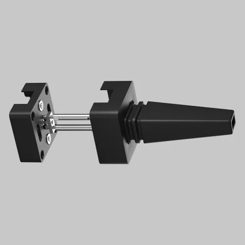 Настенный фиксатор для подвесного монтажа шинопровода Magnetic track system Elasity TRA160BC-B Maytoni чёрный в стиле для светильников серии Magnetic track system Elasity elasity гибкая фото 4