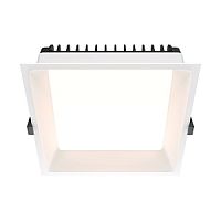 Светильник точечный LED Okno DL056-24W3K-W Maytoni белый 1 лампа, основание белое в стиле современный хай-тек 