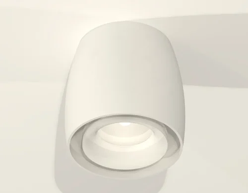 Светильник накладной Techno spot XS1141041 Ambrella light белый 1 лампа, основание белое в стиле хай-тек современный круглый фото 2