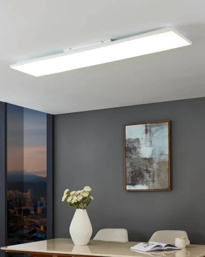 Светильник потолочный LED Turcona-B 900706 Eglo белый 1 лампа, основание белое в стиле лофт современный  фото 2