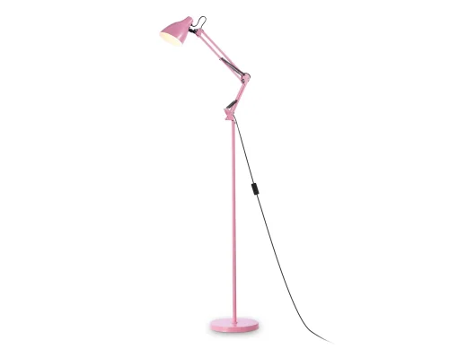 Торшер TR97645 Ambrella light для чтения розовый 1 лампа, основание розовое в стиле современный
