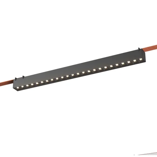 Трековый светильник LED Band ST455.446.24 ST-Luce чёрный для шинопроводов серии Band 