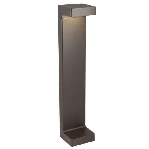 Парковый светильник LED Barclay Street O013FL-L9B Maytoni уличный IP54 чёрный на 1 лампу, плафон чёрный в стиле современный LED