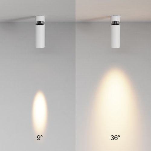 Светильник накладной LED Focus Led C055CL-L12W2.7K-SS-W Maytoni белый на 1 лампу, основание белое в стиле современный хай-тек трубочки фото 3 Светильник накладной LED Focus Led C055CL-L12W2.7K-SS-W Maytoni белый на 1 лампу, основание белое в стиле современный хай-тек трубочки фото 3