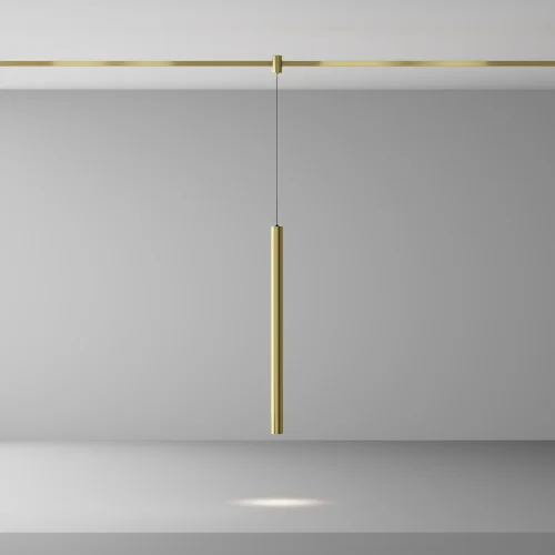 Трековый подвесой светильник Focus Led Flarity 4000K 5Вт 60° TR156-1-5W4K-BS Maytoni латунь для шинопроводов серии Magnetic trаck system Flarity латунь фото 4