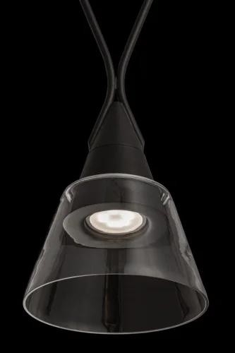 Светильник подвесной Hilo P063PL-01B Maytoni прозрачный 1 лампа, основание чёрное в стиле современный  фото 3