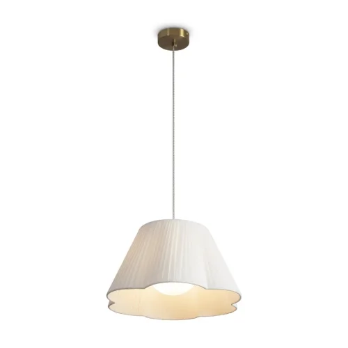 Светильник подвесной Sylvia FR2056PL-01W Freya белый на 1 лампу, основание латунь в стиле классический прованс фото 3 Светильник подвесной Sylvia FR2056PL-01W Freya белый на 1 лампу, основание латунь в стиле классический прованс фото 3