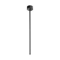 Подвес на жёстком основании с потолочной чашей для системы Shelf CA030C-SL-L500-B Maytoni чёрный в стиле современный хай-тек для светильников серии Модульная система освещения Shelf shelf модульная