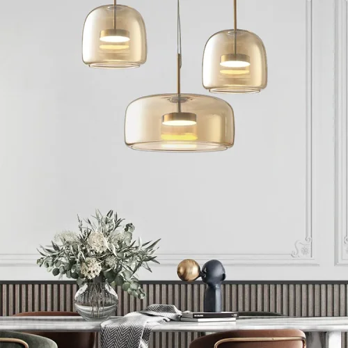 Светильник подвесной DAUPHIN A Grey 151867-26 ImperiumLoft серый на 1 лампу, основание золотое в стиле лофт современный фото 7 Светильник подвесной DAUPHIN A Grey 151867-26 ImperiumLoft серый на 1 лампу, основание золотое в стиле лофт современный фото 7