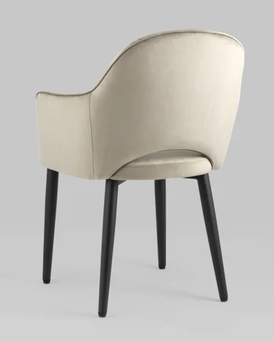 Стул Венера NEW, велюр шампань NP УТ000037242 Stool Group, /, ножки//чёрный, размеры - *820***585*645 фото 8