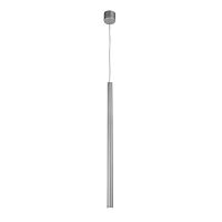 Светильник подвесной LED Somnium 2238-1P Favourite серебряный 1 лампа, основание серебряное в стиле модерн трубочки