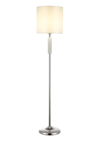 Торшер MAESTRO PT1 CHROME Crystal Lux  белый 1 лампа, основание хром в стиле современный
 фото 3