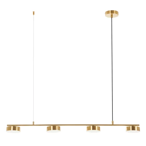 Светильник подвесной LED Milla MR1002-4PL MyFar золотой 4 лампы, основание золотое в стиле лофт современный  фото 2