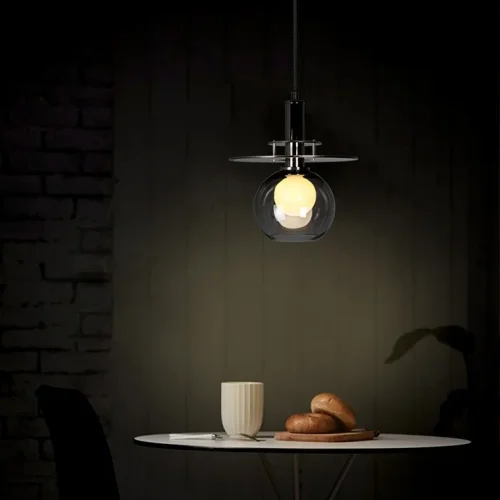 Светильник подвесной MODUS 140877-26 ImperiumLoft прозрачный 1 лампа, основание чёрное в стиле лофт  фото 7