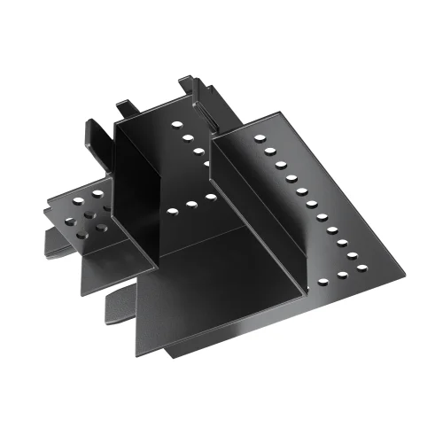Коннектор угловой встраиваемый чёрный Magnetic track system Radity TRA084CL-12B Maytoni чёрный в стиле для светильников серии Magnetic track system Radity встраиваемый radity радиусная магнитная магнитный