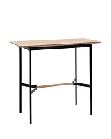 Стол барный Knobb 120*60 светлое дерево УТ000036495 Stool Group столешница светлая дерево из мдф