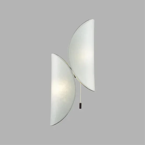 Бра с выключателем Silk 7067/2W Odeon Light белый на 2 лампы, основание белое в стиле хай-тек фото 4 Бра с выключателем Silk 7067/2W Odeon Light белый на 2 лампы, основание белое в стиле хай-тек фото 4