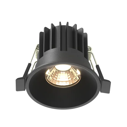 Светильник точечный LED Round DL058-7W3K-B Maytoni чёрный на 1 лампу, основание в стиле современный 