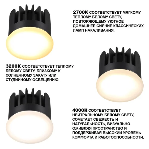 Светодиодный модуль с переключателем цветовой температуры и мощности Mod 359825 Novotech Светодиодный модуль LED 10вт фото 2