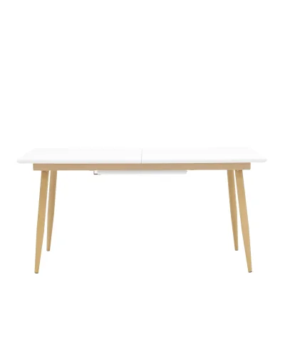 Стол обеденный Стокгольм, раскладной, 160-220*90, белый УТ000003490 Stool Group столешница белая из мдф фото 2