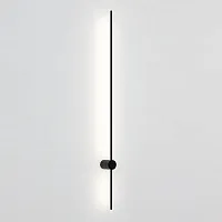 Настенный светильник Wall LINES L120 Black 178035-26 ImperiumLoft чёрный 1 лампа, основание чёрное в стиле минимализм 