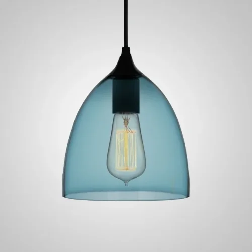 Светильник подвесной Pick-N-Mix 241133-26 ImperiumLoft голубой 1 лампа, основание чёрное в стиле современный 