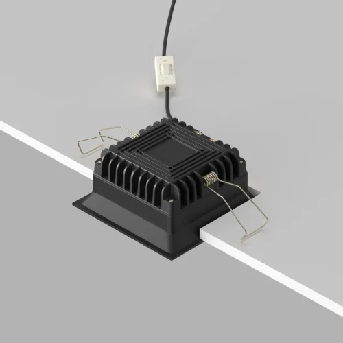 Светильник точечный LED Okno DL056-12W3-4-6K-B Maytoni чёрный 1 лампа, основание чёрное в стиле современный  фото 6