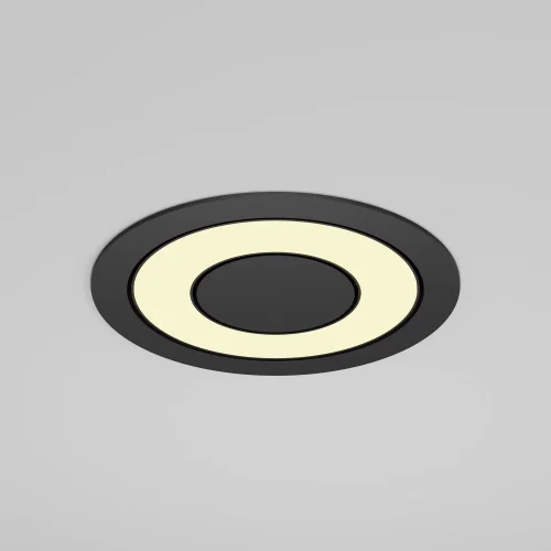 Светильник точечный LED Vector 2700K 12Вт 100° DL102-12W2.7K-B Maytoni чёрный на 1 лампу, основание чёрное в стиле современный хай-тек круглый фото 4