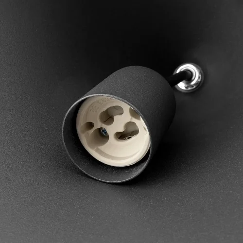 Светильник подвесной Zenith L 10873-NW Nowodvorski серый на 1 лампу, основание серое в стиле лофт фото 7