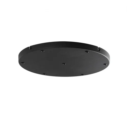 Потолочная база для 7 подвесов линии Ovali, Kerama, Cocoon Base 5053/KB Odeon Light на 1 , основание чёрное в стиле современный 