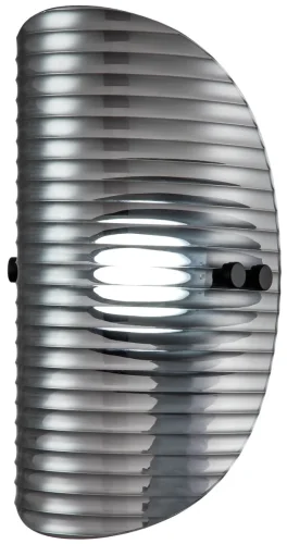 Бра LED с пультом Relux 4008/02/01W Stilfort чёрный серый на 1 лампа, основание чёрное в стиле современный хай-тек с пультом фото 3