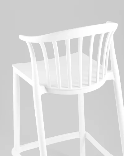 Стул полубарный Campo, пластик белый УТ000039941 Stool Group, белый/пластик, ножки/пластик/белый, размеры - ***** фото 6
