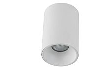 Светильник накладной CLT 411C WH-WH Crystal Lux белый 1 лампа, основание белое в стиле современный круглый
