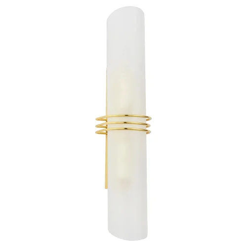 Бра  SELVINO LSA-7701-02 Lussole белый на 2 лампы, основание золотое в стиле современный 