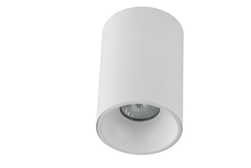 Светильник накладной CLT 411C WH-WH Crystal Lux белый 1 лампа, основание белое в стиле современный круглый