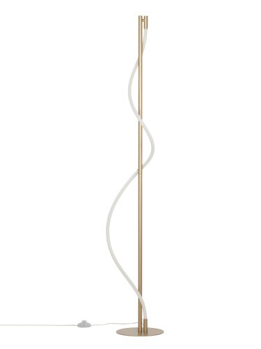 Торшер LED Eva CL210912 Citilux  белый 1 лампа, основание матовое золото в стиле современный
