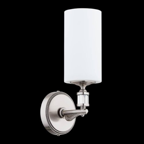 Бра Merano MER-K-1(N) Kutek белый на 1 лампа, основание никель в стиле классический  фото 2