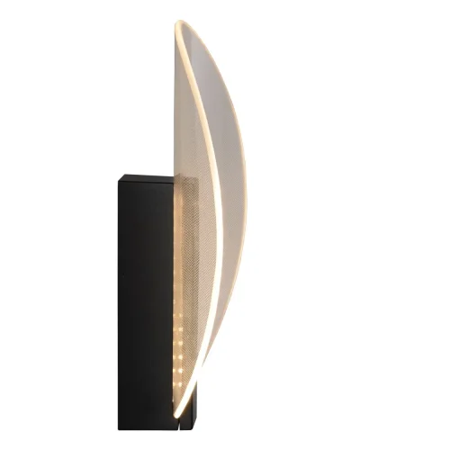 Настенный светильник LED Laredo 27818/09/30 Lucide уличный IP54 чёрный 1 лампа, плафон прозрачный белый в стиле современный LED фото 3
