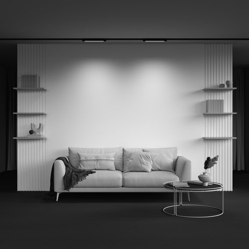 Трековый светильник LED Basis TR000-1-12W4K-B_1 Maytoni белый для шинопроводов серии Basis чёрный фото 5