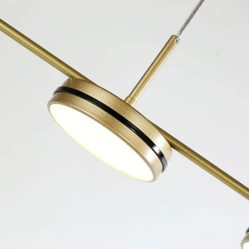 Светильник подвесной LED Disco 4043-4P F-promo золотой 4 лампы, основание золотое в стиле современный  фото 5