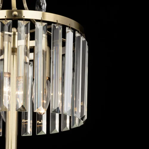 Настольная лампа Инга CL335833 Citilux прозрачная 3 лампы, основание бронзовое металл в стиле современный  фото 8